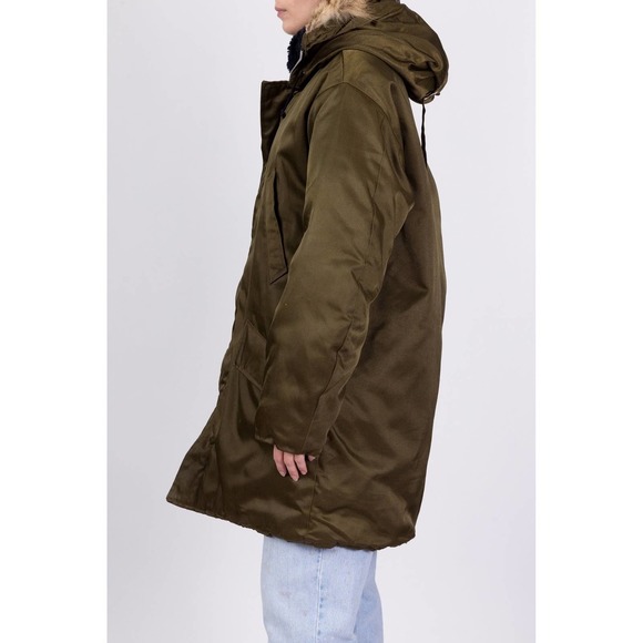 70s N3B Cold Weather Parka Coat - Men's Large, 42L | Military Arctic‎ Jacket - Picture 5 of 9